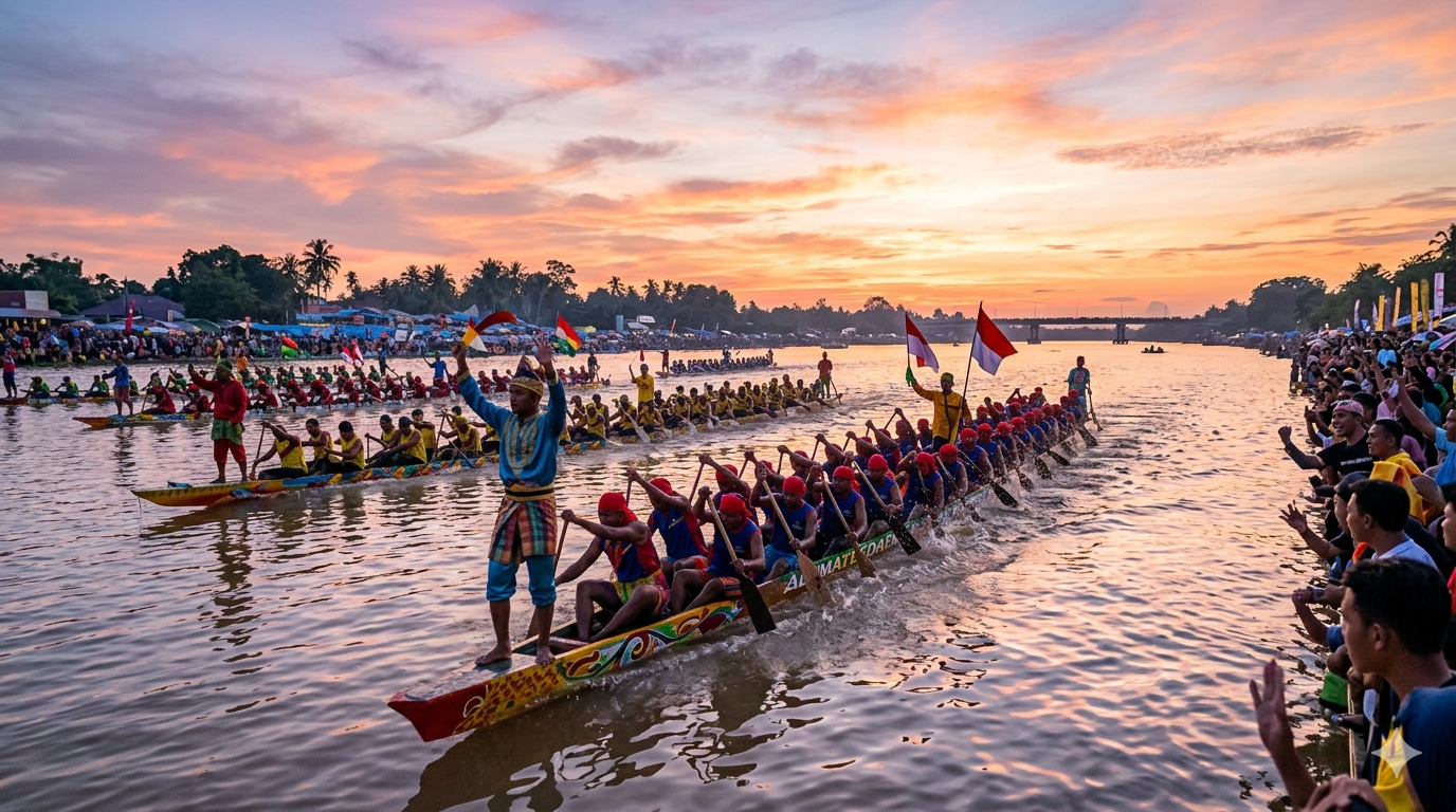 Festival Pacu Jalur: Deru Dayung Perahu Panjang dan Warisan Budaya Desa Melayu yang Mendunia