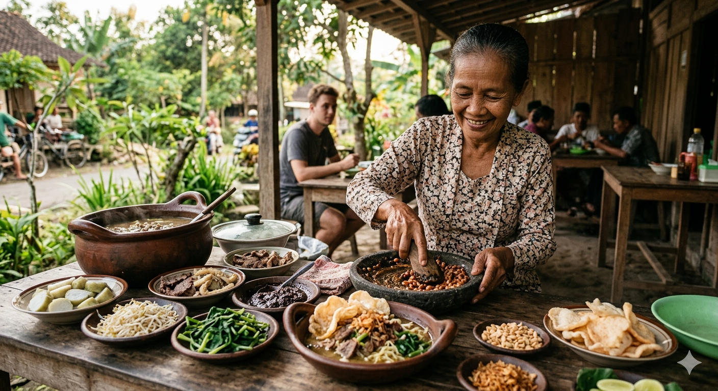 Kuliner Desa Glagah: Rujak Soto yang Lahir dari Tanah Jawa Timur